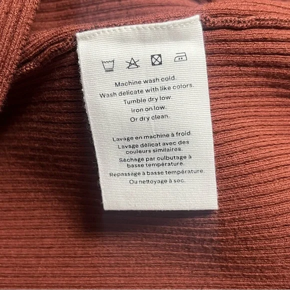 🆕 &OR COLLECTIVE SKIRT 01 Highwaist Ribbed Stretch Organic Cotton Column Skirt - Picture 10 of 14